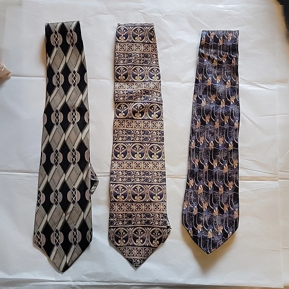 Patterned tie set - Picture 1 of 4